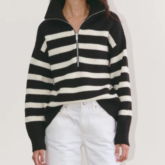 Everlane Sweaters - Everlane - The Half-Zip Sweater in Luxe Merino